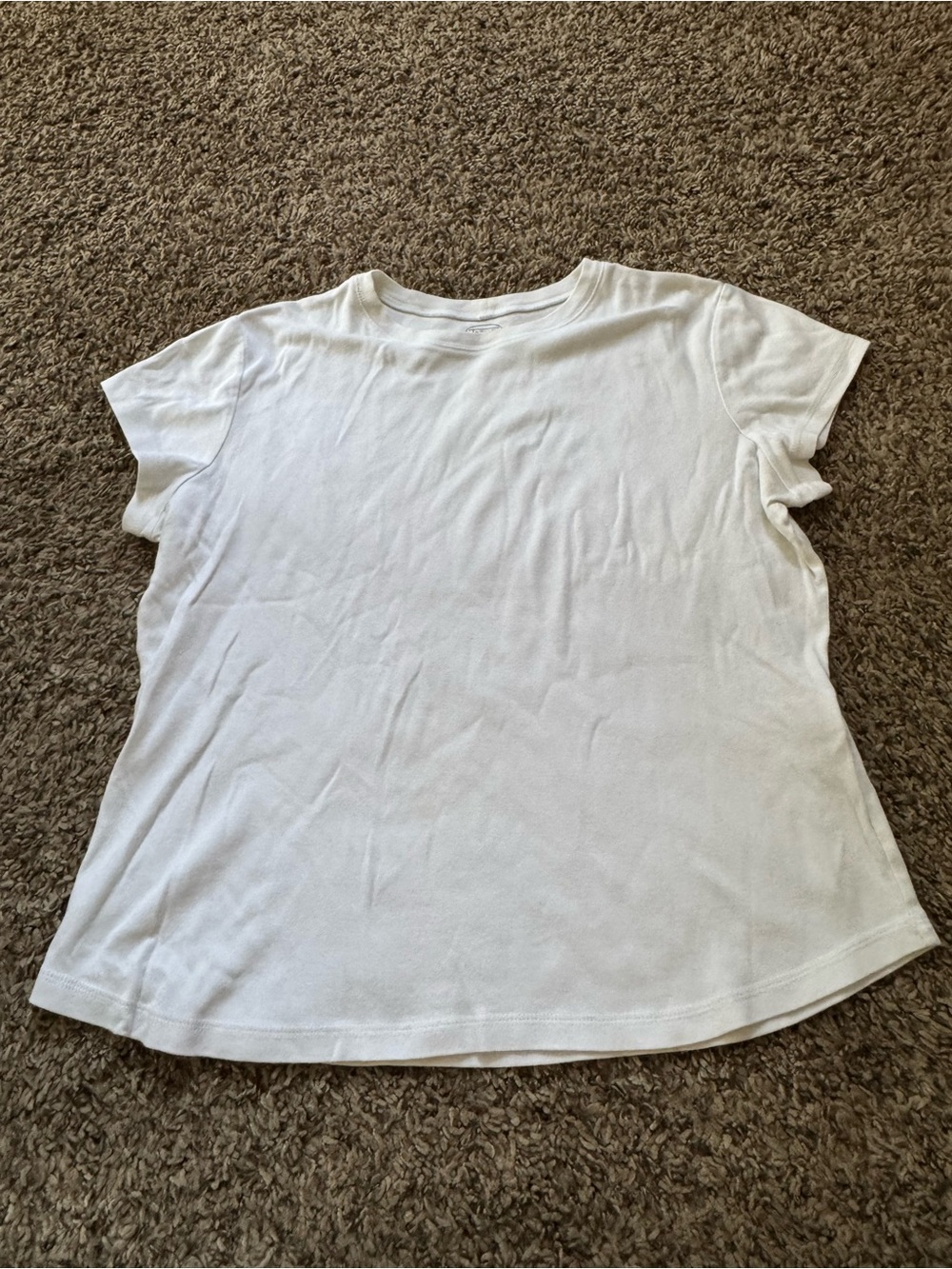 Talbots White Short Sleeve Crewneck Tee - Picture 1 of 2